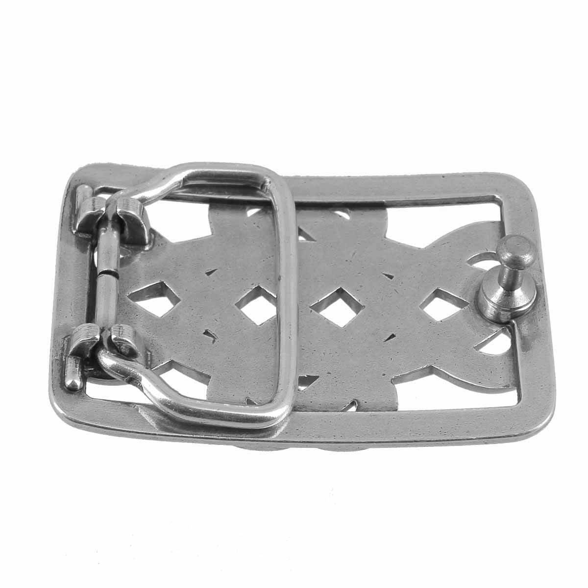 Boucle de ceinturon noeud celtique - KEA - ARGENT VIEILLI - 30 mm - Image 3