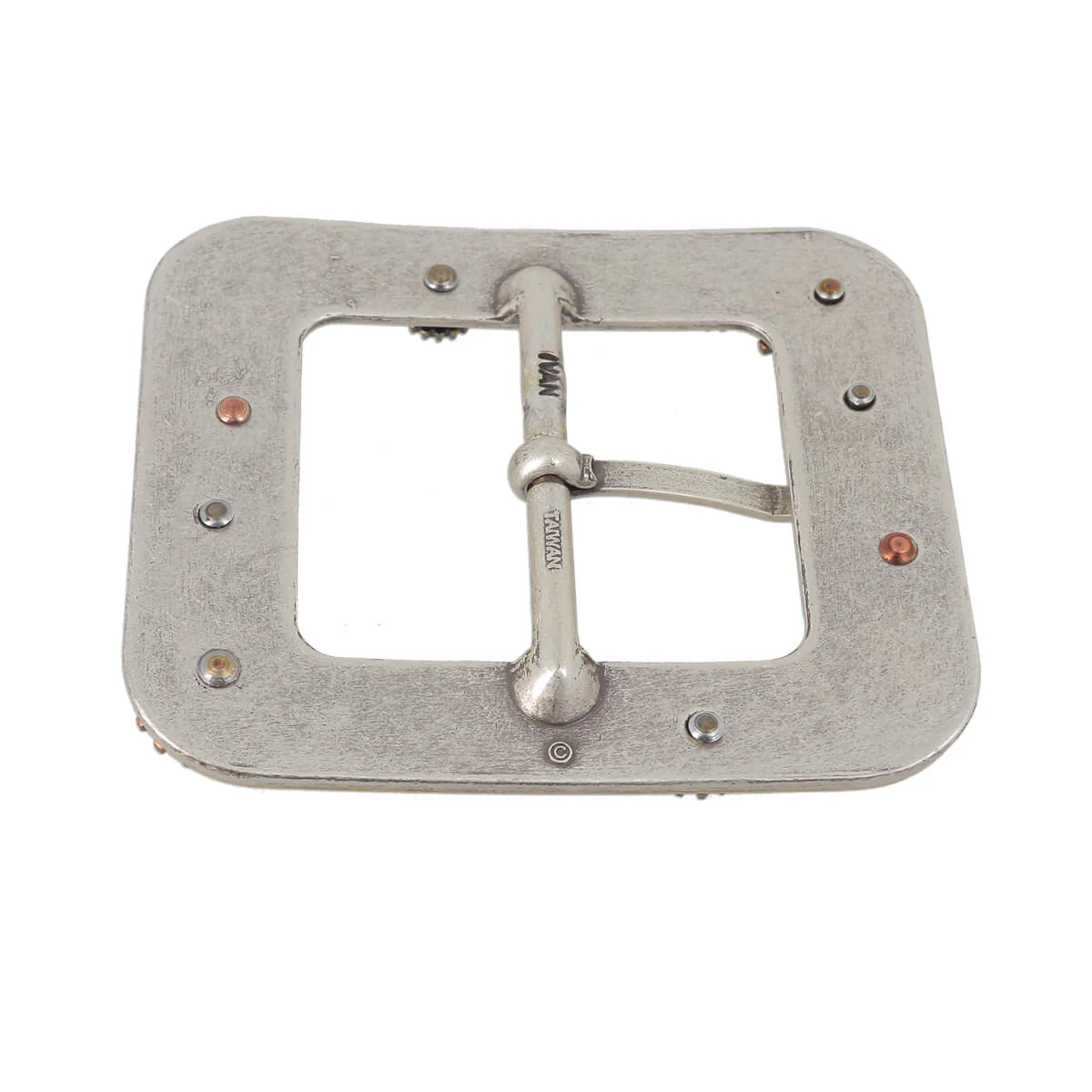 Boucle double STEAMPUNK rectangle avec ardillon - 38 mm - Image 3