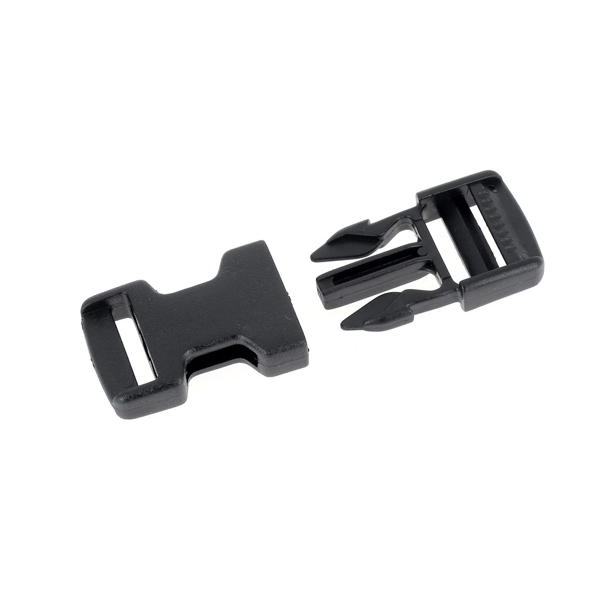 Boucle clip à ouverture rapide en plastique - NOIR - Image 3