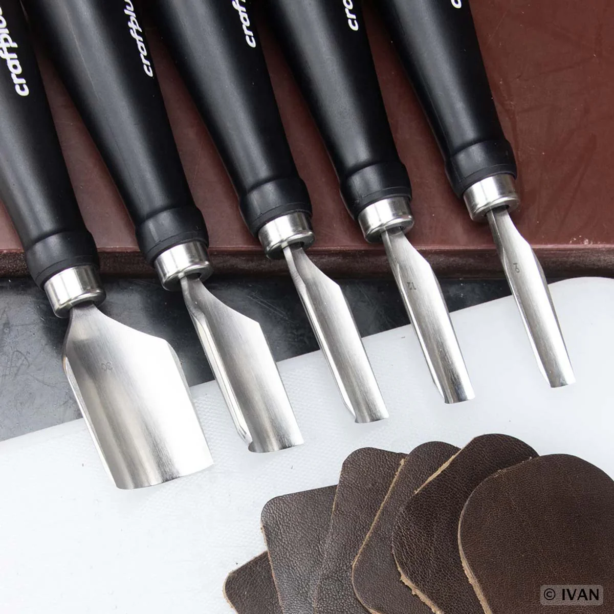 Couteau de découpe d'angles pour cuir - COINS ARRONDIS - Craftplus 83115 - Image 4