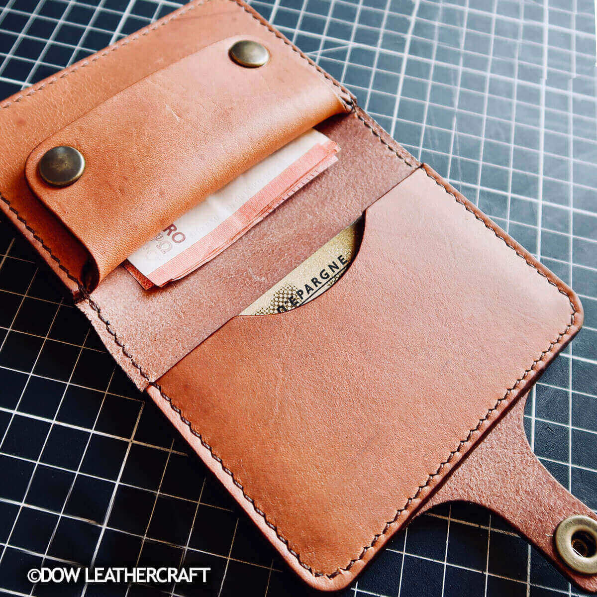 Morceau de cuir de collet tannage végétal NATUREL - CLASSIC - Image 9