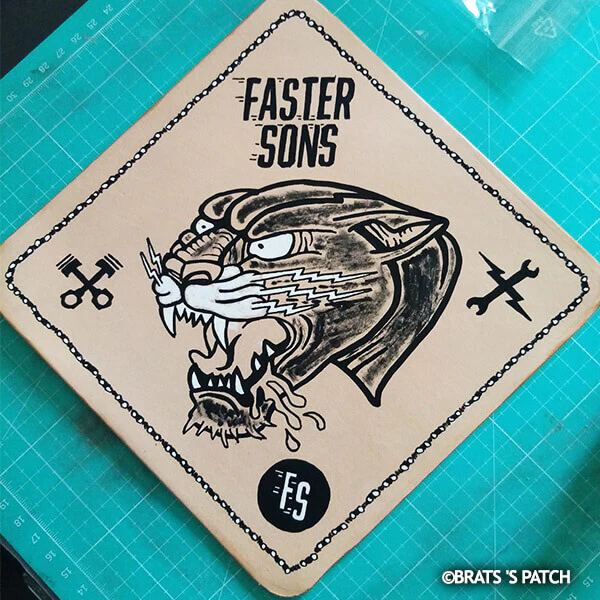 Morceau de cuir de collet tannage végétal NATUREL - PREMIUM - Image 4