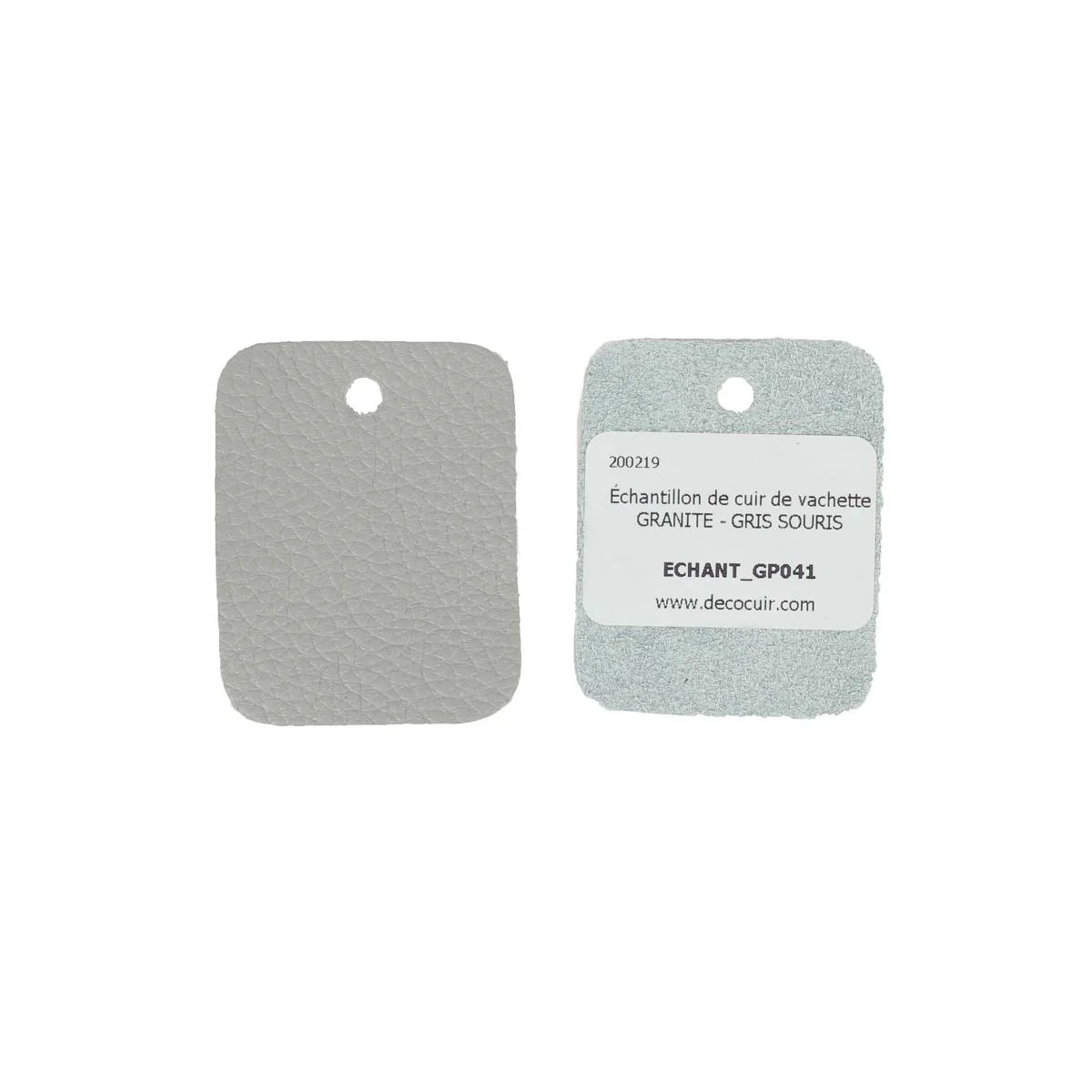 Un échantillon de cuir de vachette GRANITE - Image 14