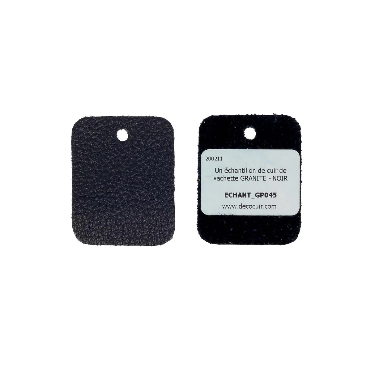 Un échantillon de cuir de vachette GRANITE - Image 18