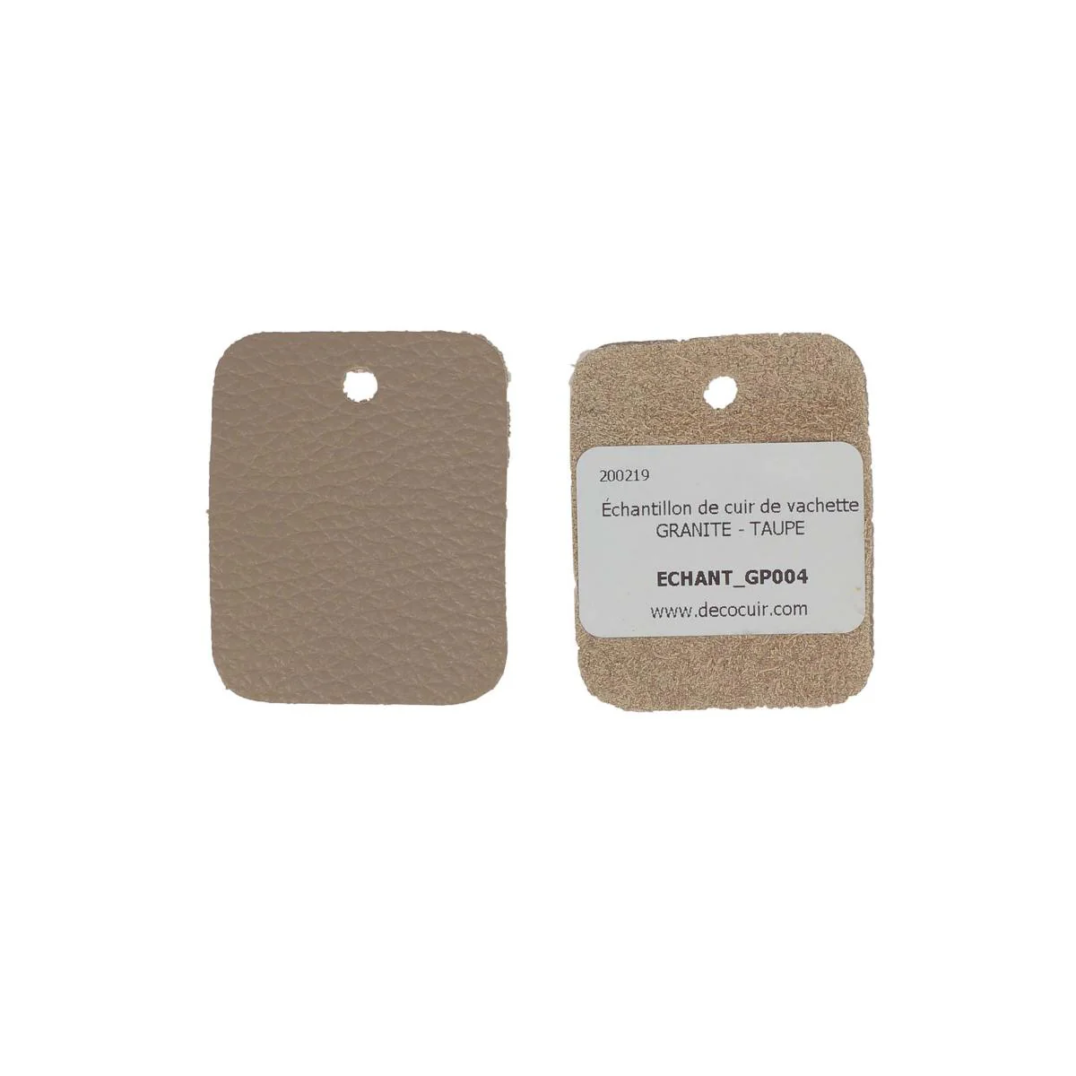 Un échantillon de cuir de vachette GRANITE - Image 24