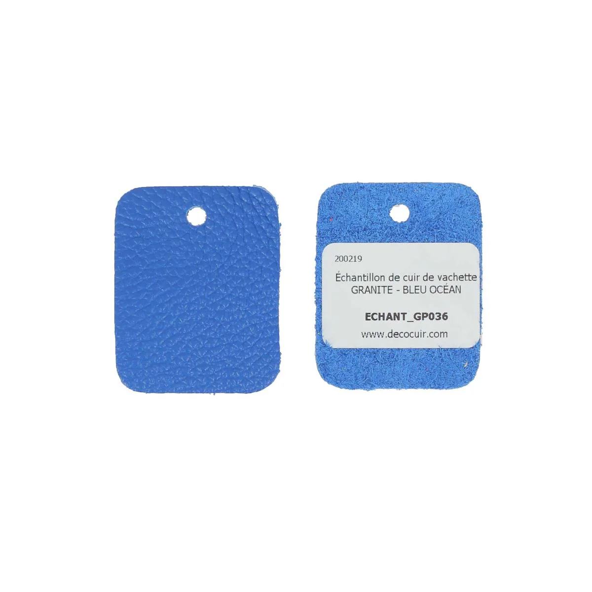 Un échantillon de cuir de vachette GRANITE - Image 4