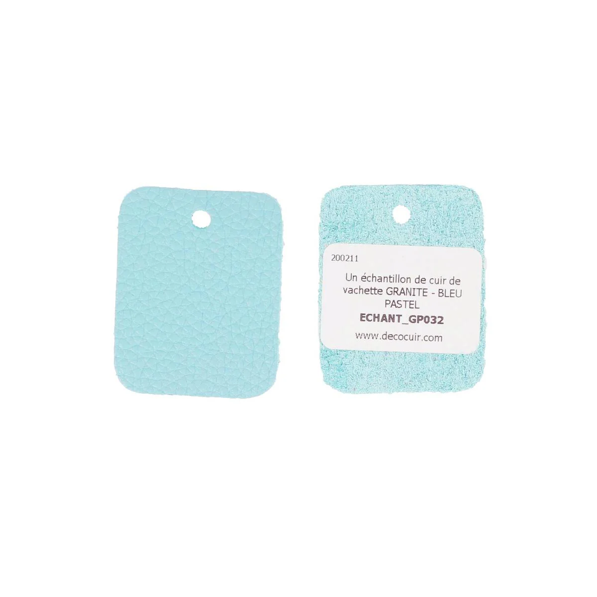 Un échantillon de cuir de vachette GRANITE - Image 6