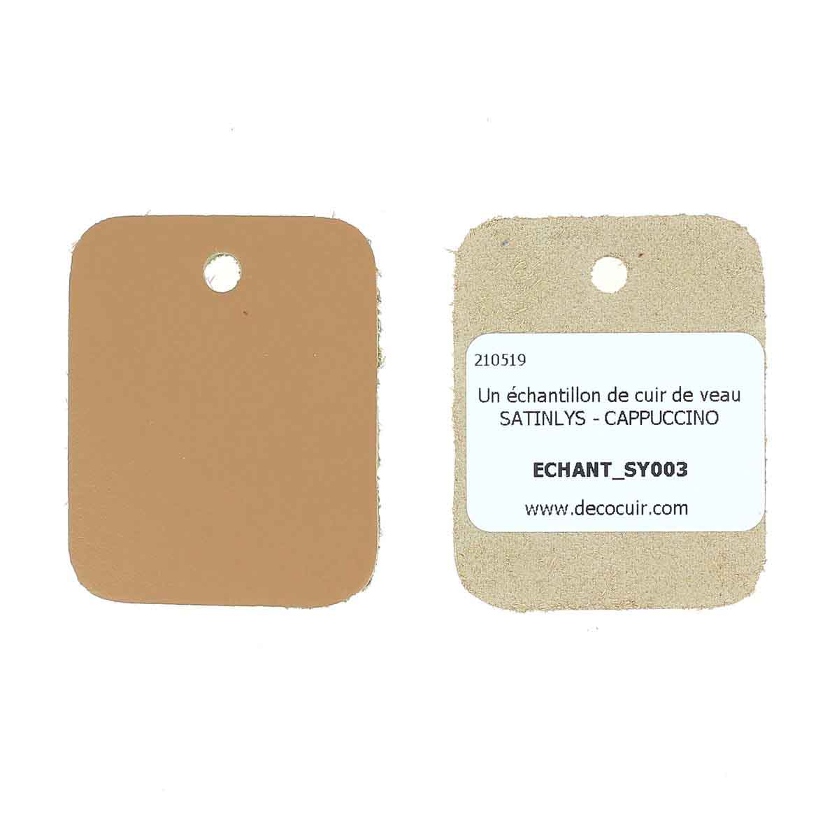 Échantillon de cuir de veau SATINLYS - Image 3