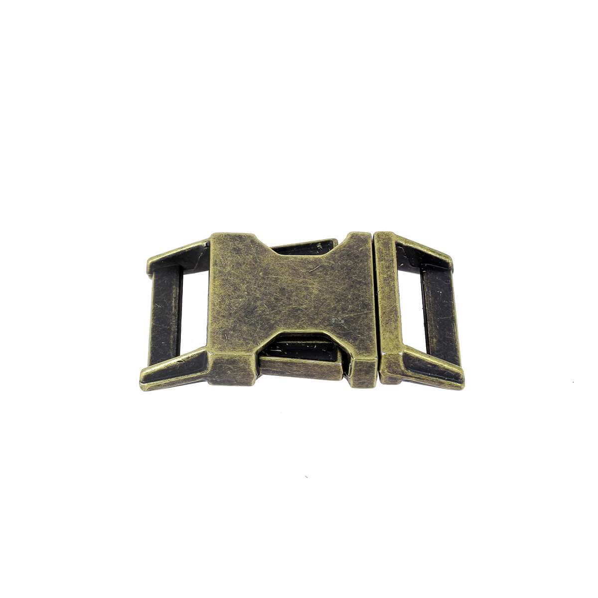 Fermeture clip - LAITON VIEILLI - Image 3
