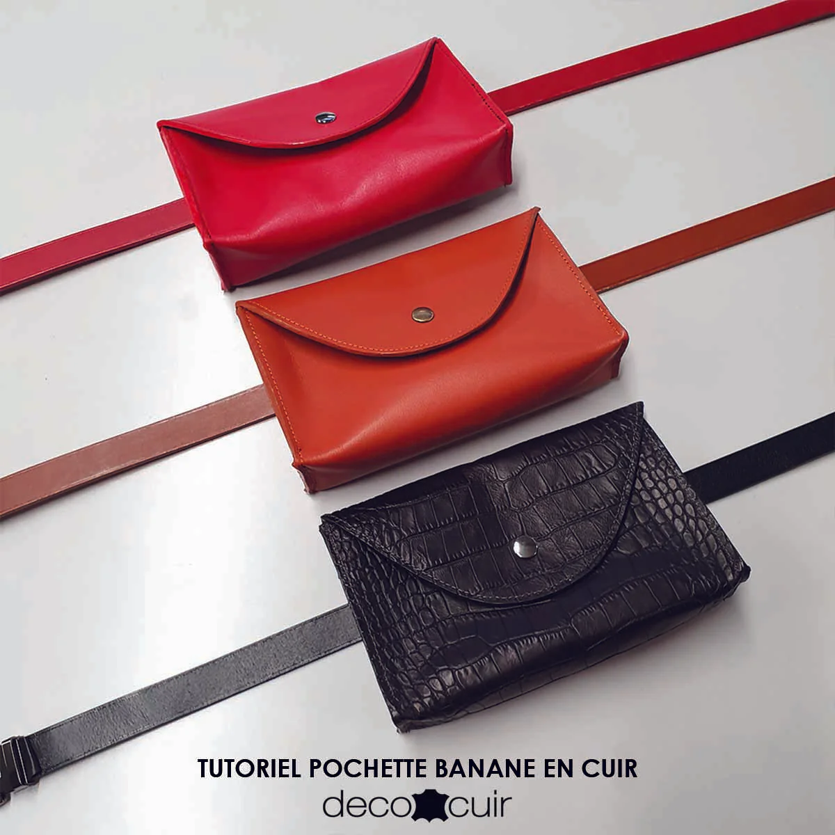 Peau de cuir de veau SATINLYS - MARRON BRIQUE - Image 4