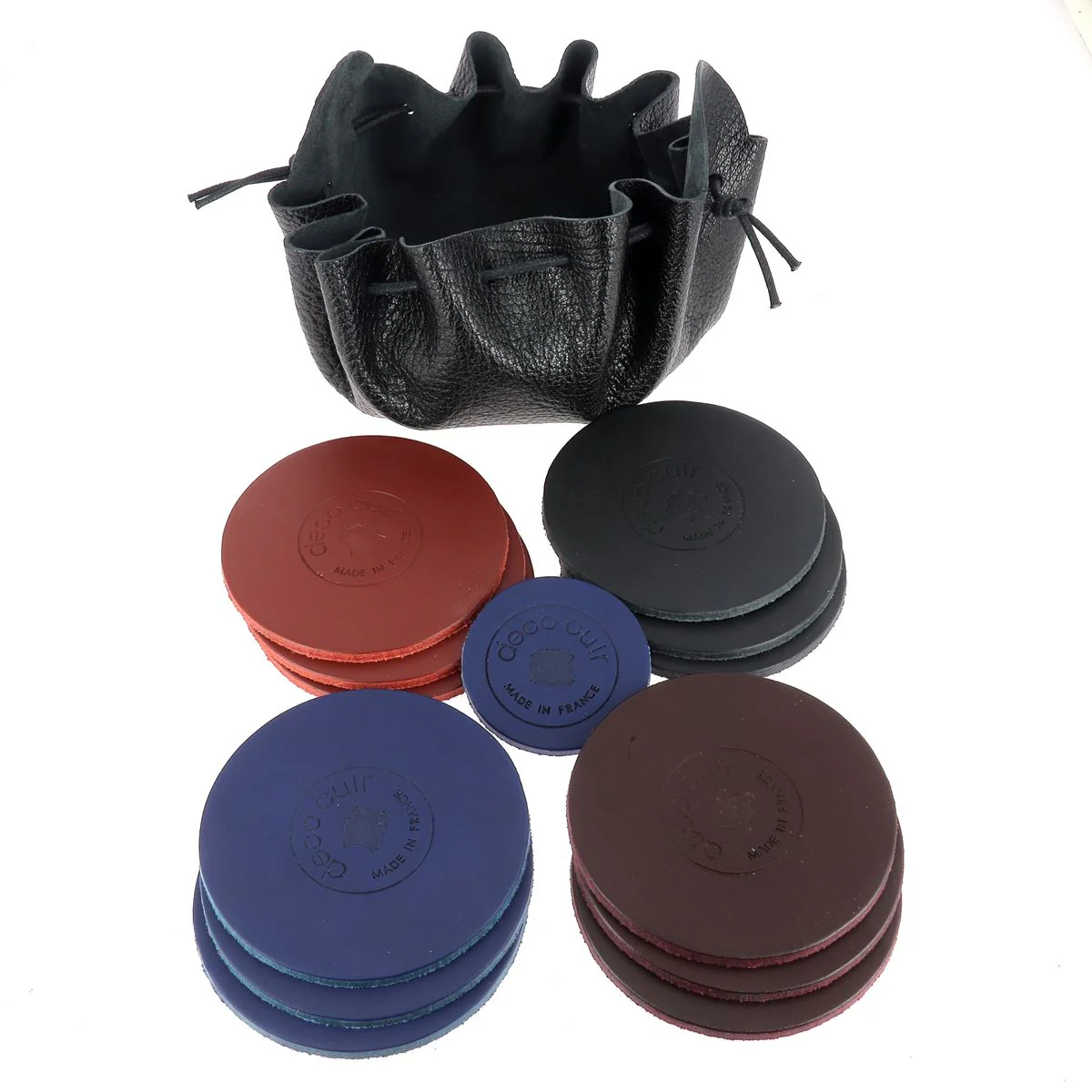 Jeu de 12 palets d'intérieur en cuir - Deco Cuir - Image 4