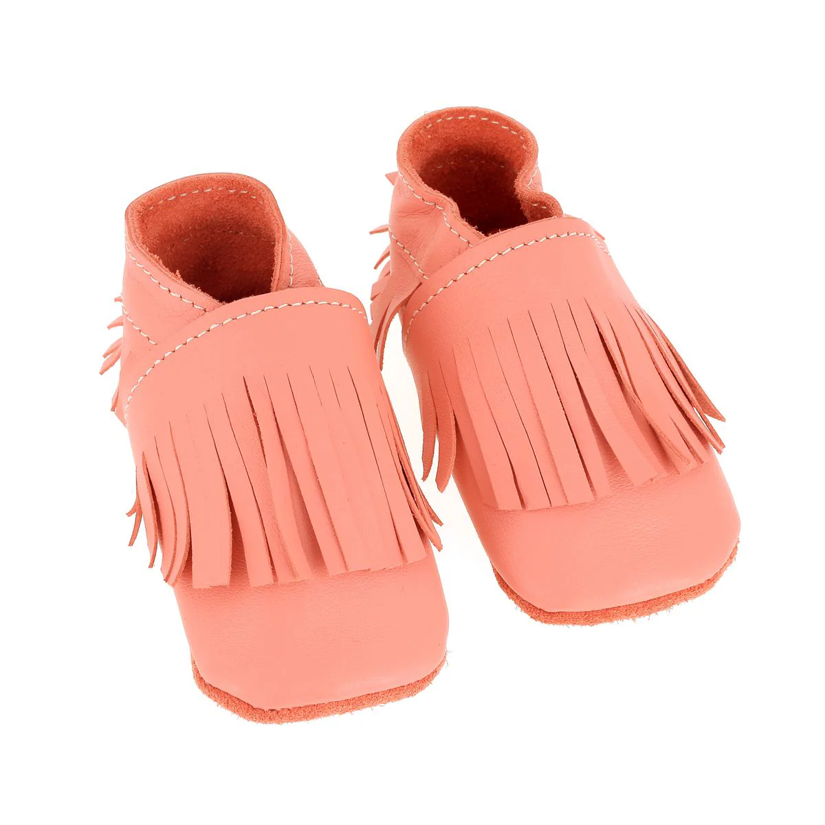 Kit DIY Chaussons en cuir pour bébé avec Franges - Image 6