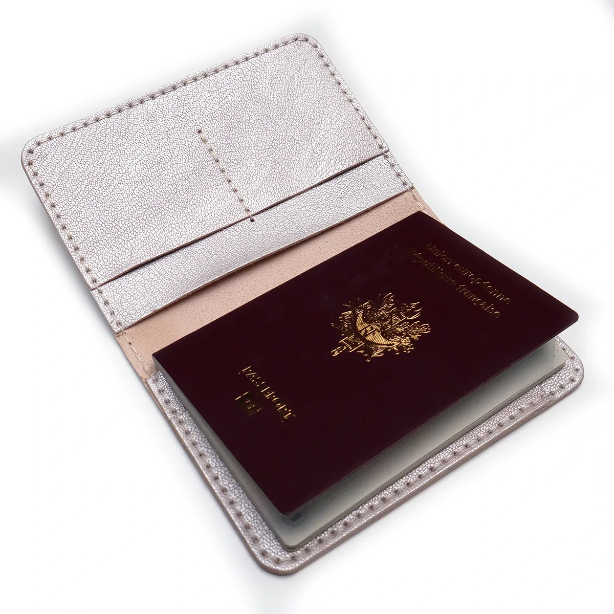 Kit DIY - Porte-passeport en cuir Nacré - Image 3