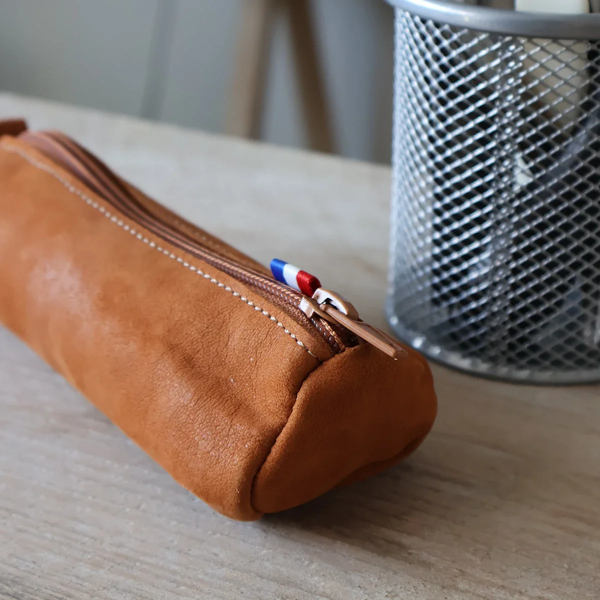 Kit DIY - Trousse ronde en cuir - Image 6