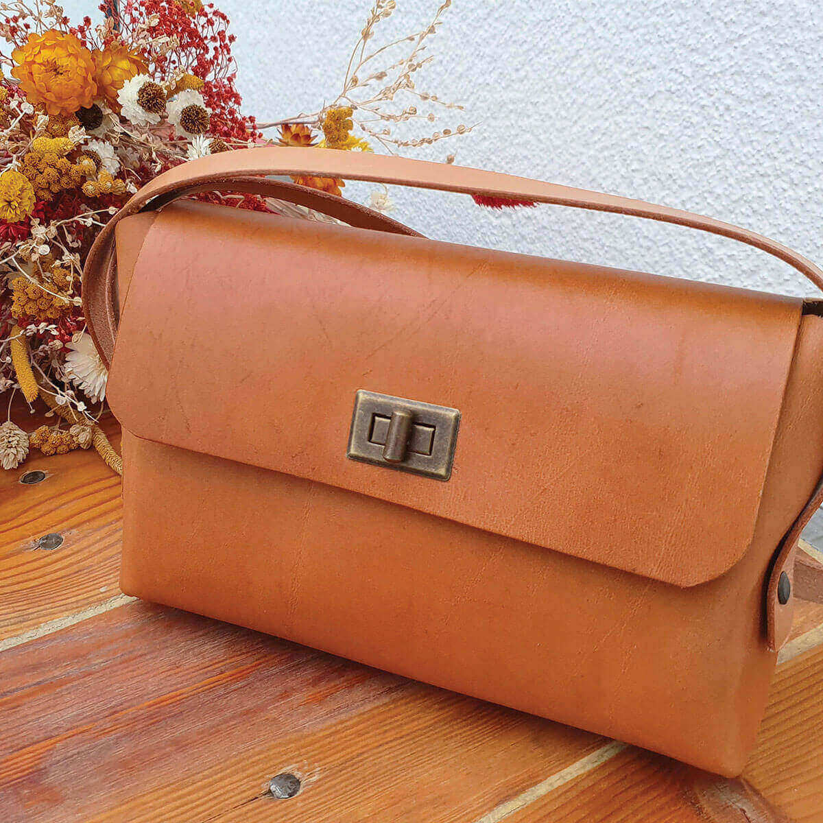 KIT COMPLET - Ma première pochette en cuir tannage végétal - Image 6