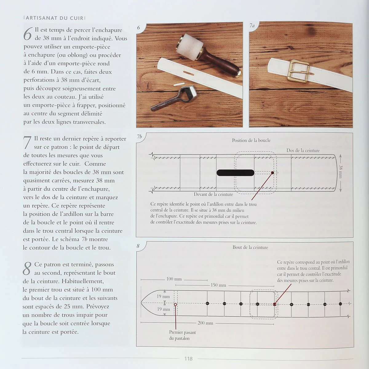 Livre "Artisanat du cuir 12 projets cousus à la main" - Nigel ARMITAGE - Image 4