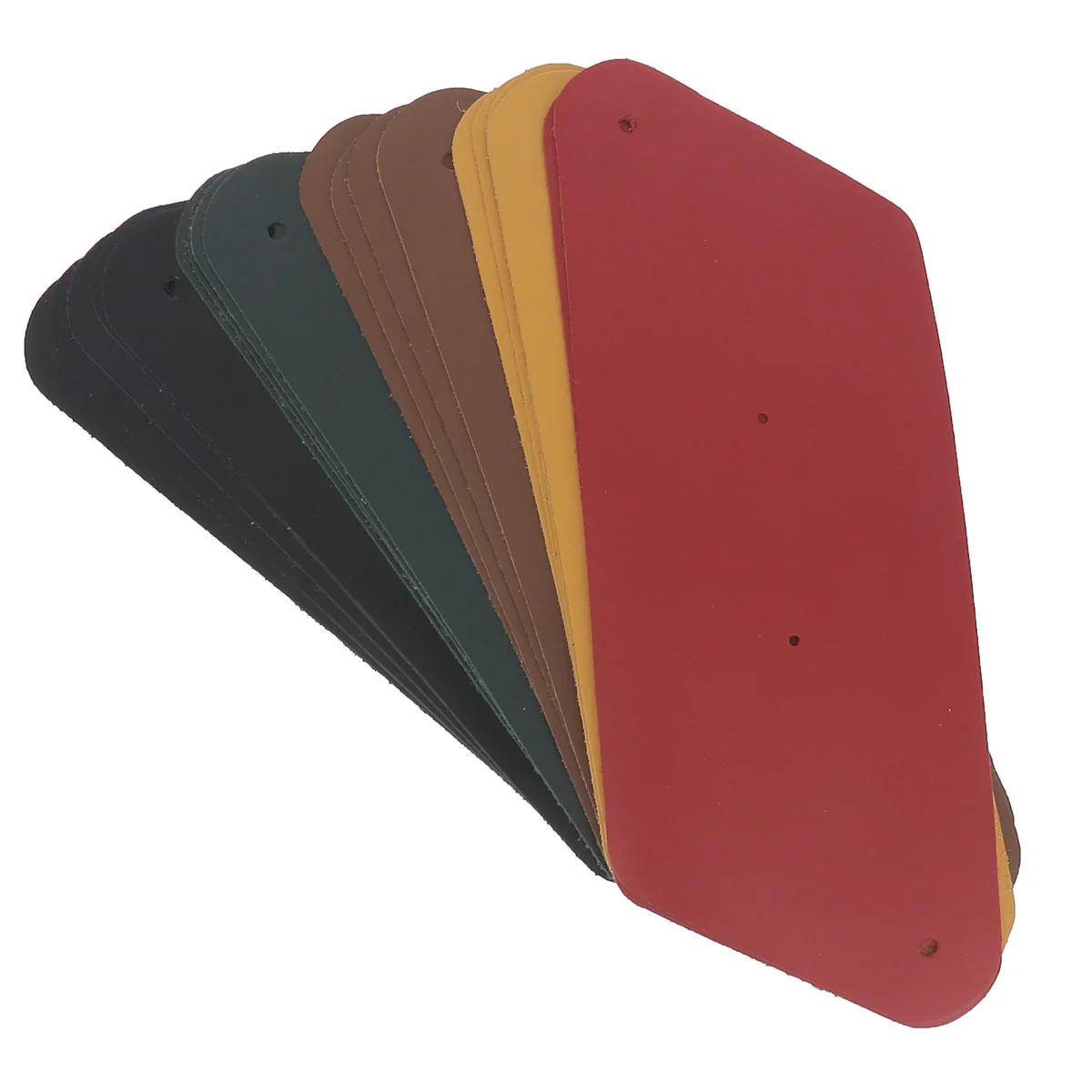 Lot de découpes porte-monnaie triangle en cuir - DIVERS - Image 5