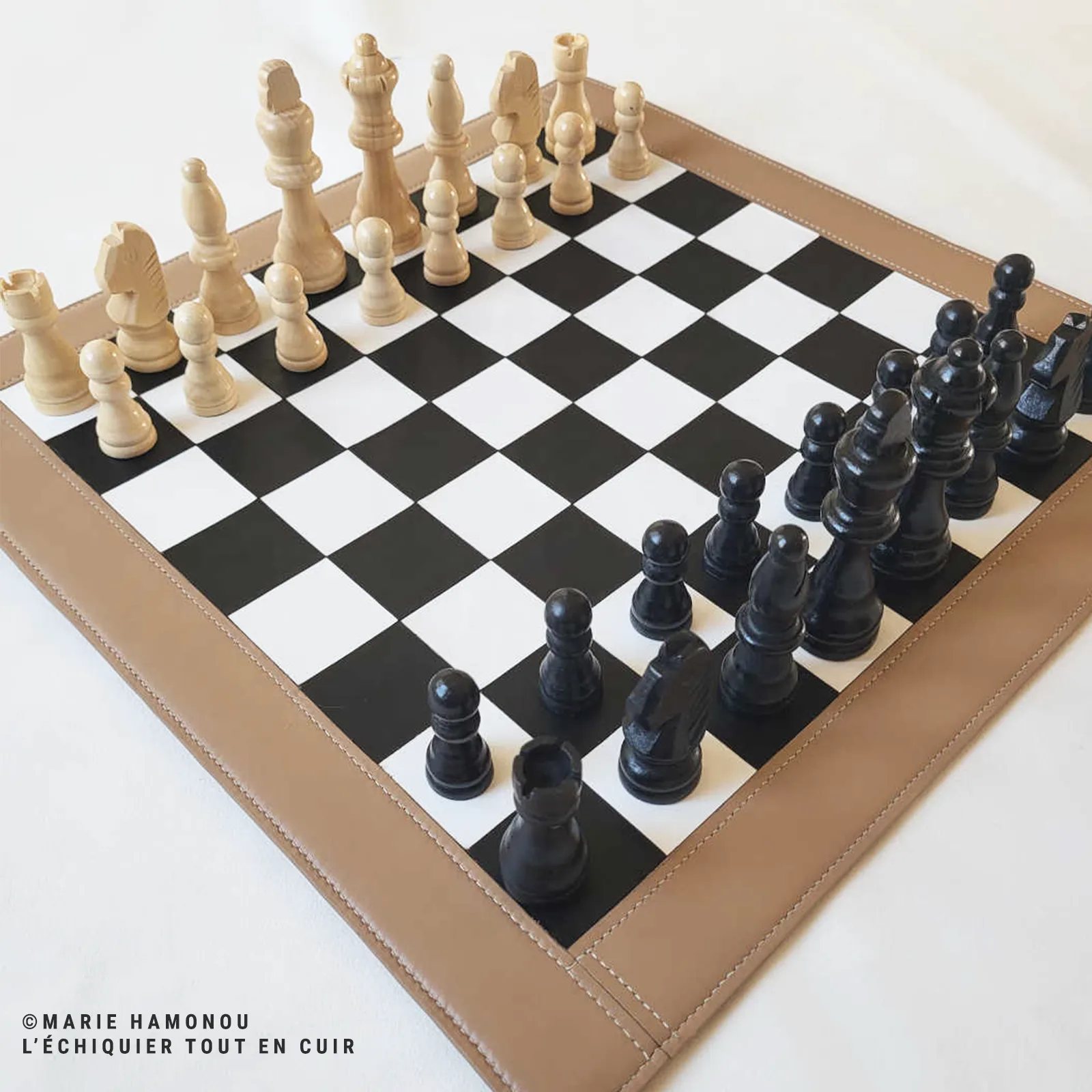 Morceau de cuir SATINLYS - CAPPUCCINO - Image 3