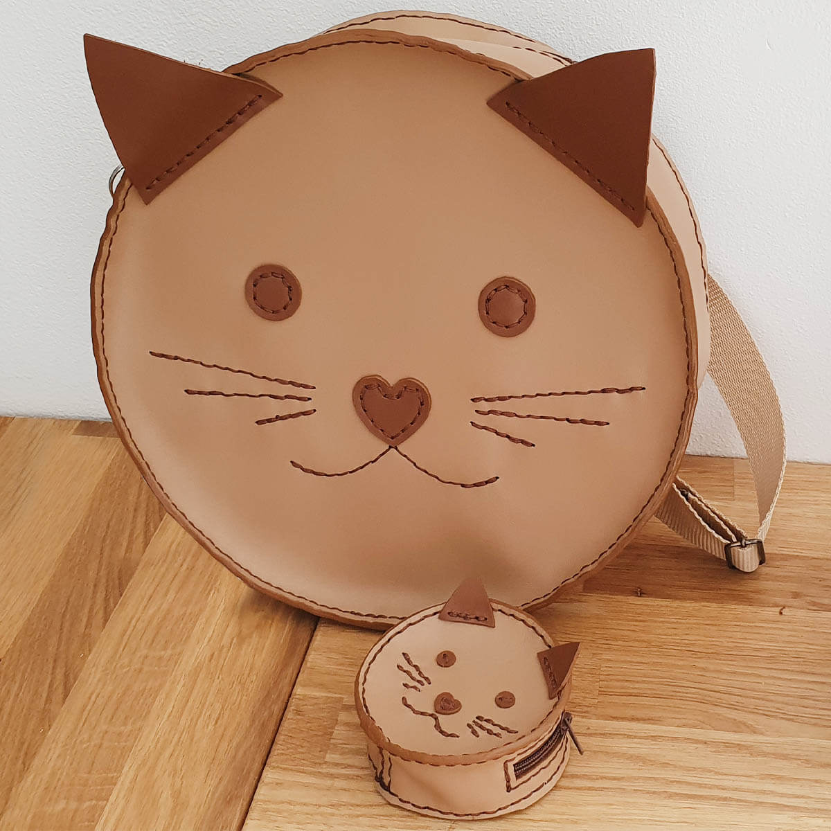 Morceau de cuir SATINLYS - MARRON - Image 5