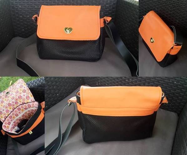 Morceau de cuir SWEET 2 - ORANGE - Image 5