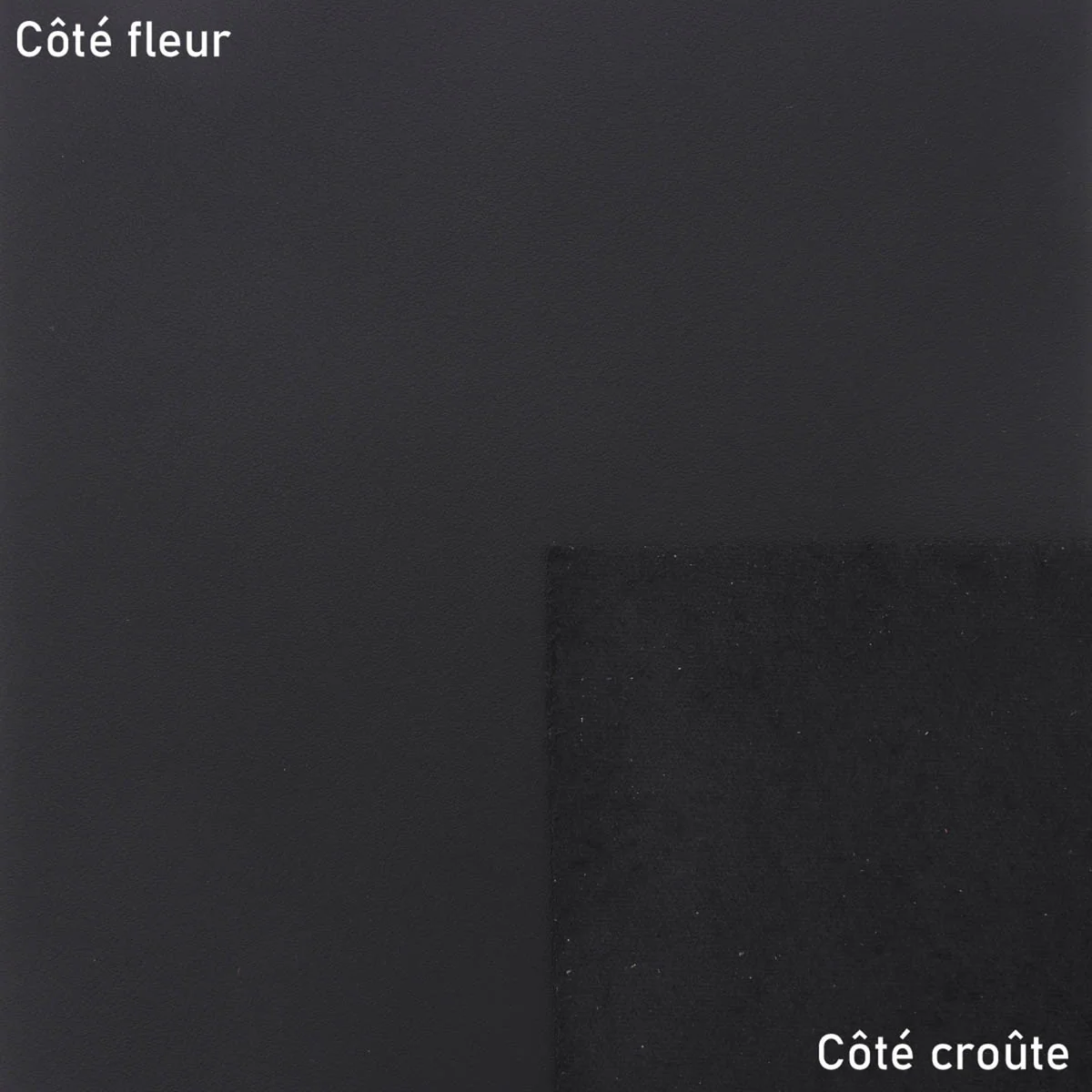 Morceau de cuir SATINLYS - NOIR - Image 3