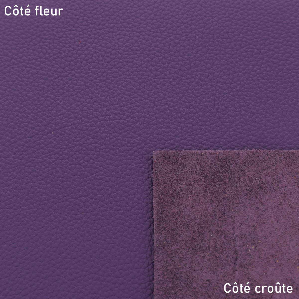 Morceau de cuir GRANITE - VIOLET - Image 3