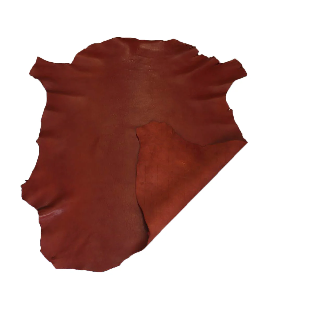 Peau entière de cuir de basane FRANCE - ANILINE - MARRON BRIQUE BAF12 - Image 3