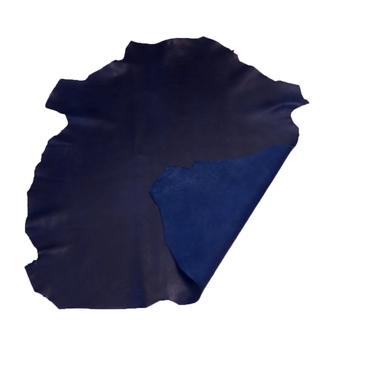 Peau entière de cuir de basane FRANCE - ANILINE - BLEU MARINE BAF07 - Image 3