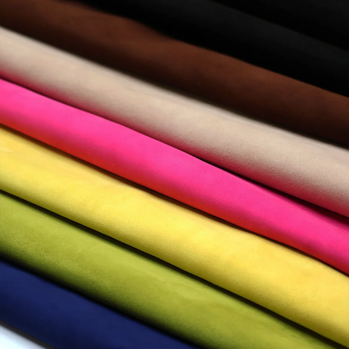 Peau de cuir de chèvre velours - MARRON U08 - Image 3