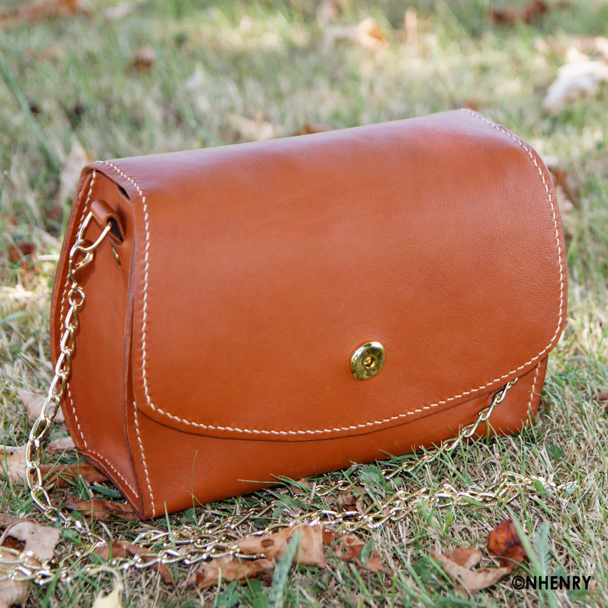 Peau entière de cuir de basane FRANCE - ANILINE - COGNAC BAF02 - Image 3