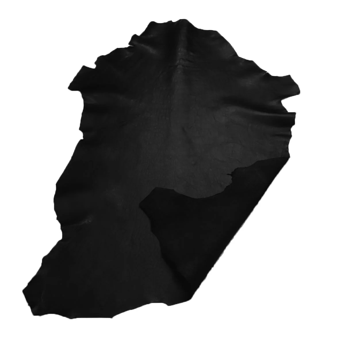 Peau entière de cuir de basane FRANCE - ANILINE - NOIR BAF08 - Image 3